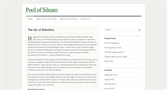 Desktop Screenshot of pool-of-siloam.com
